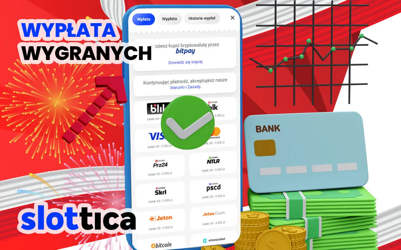 Wiele opcji wypłat w kasynie