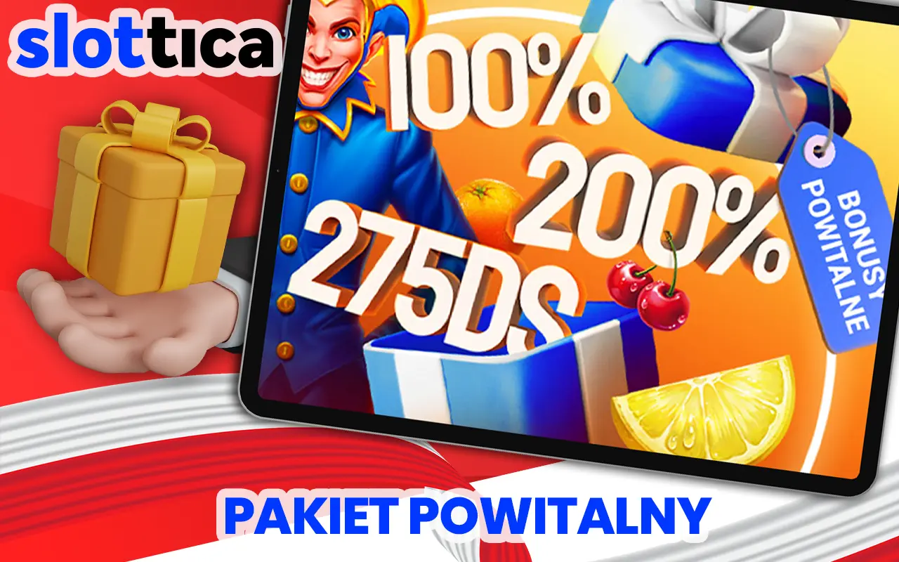 Odbierz bonus powitalny w kasynie Slottica