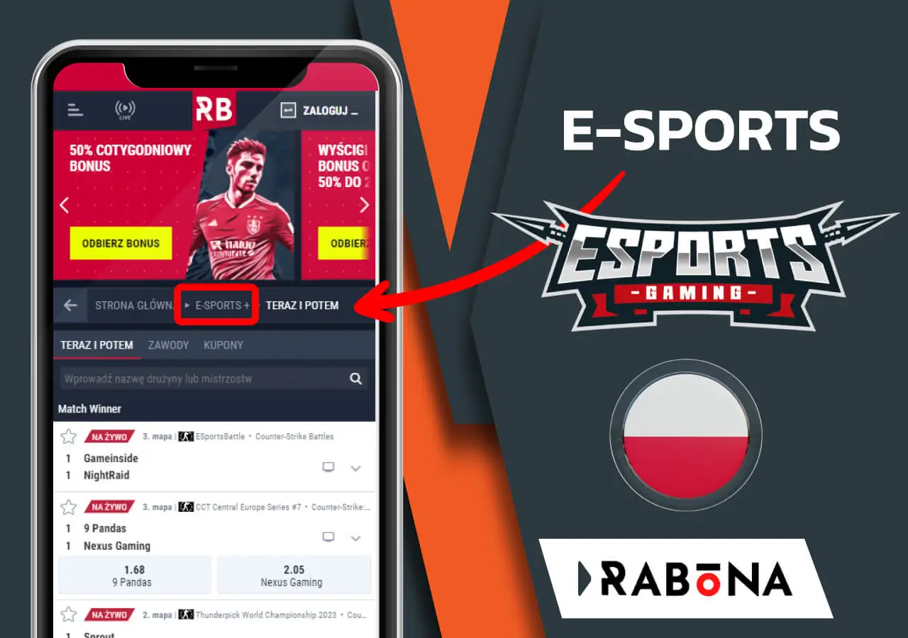 Zakłady na różne wydarzenia e-sportowe u bukmachera