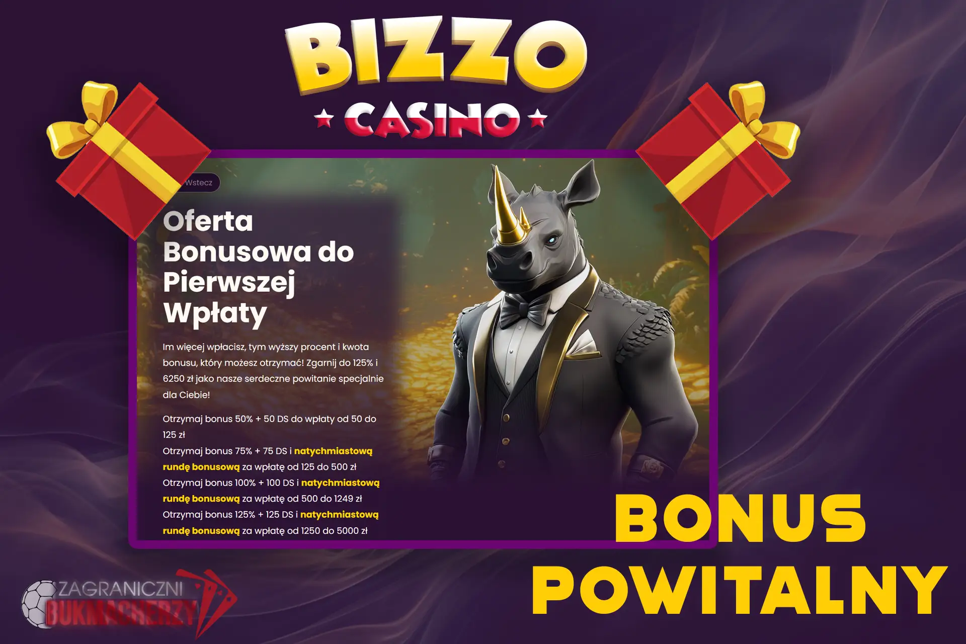 Odbierz swój bonus powitalny w kasynie