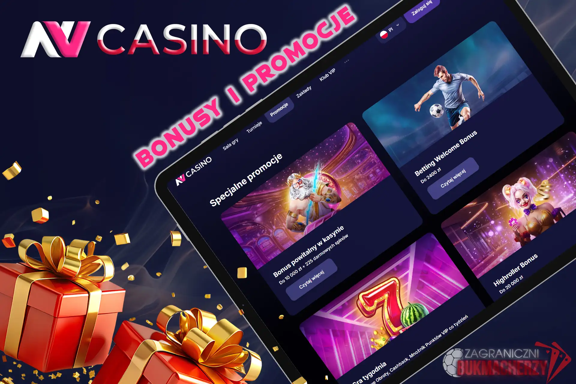 Sprawdź oferty bonusowe kasyna NV