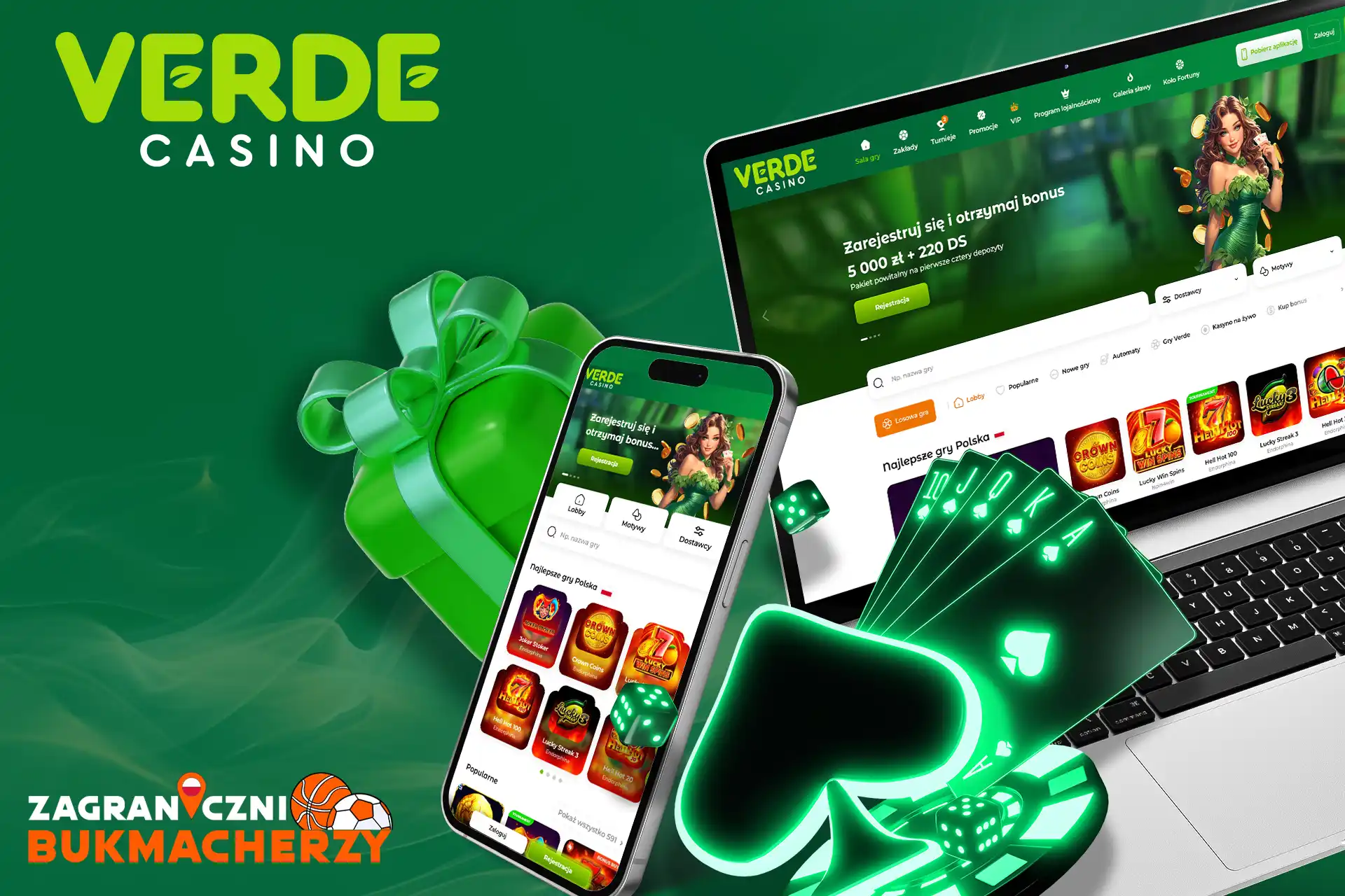 Witamy w jednym z najlepszych kasyn w Polsce, Verde Casino.