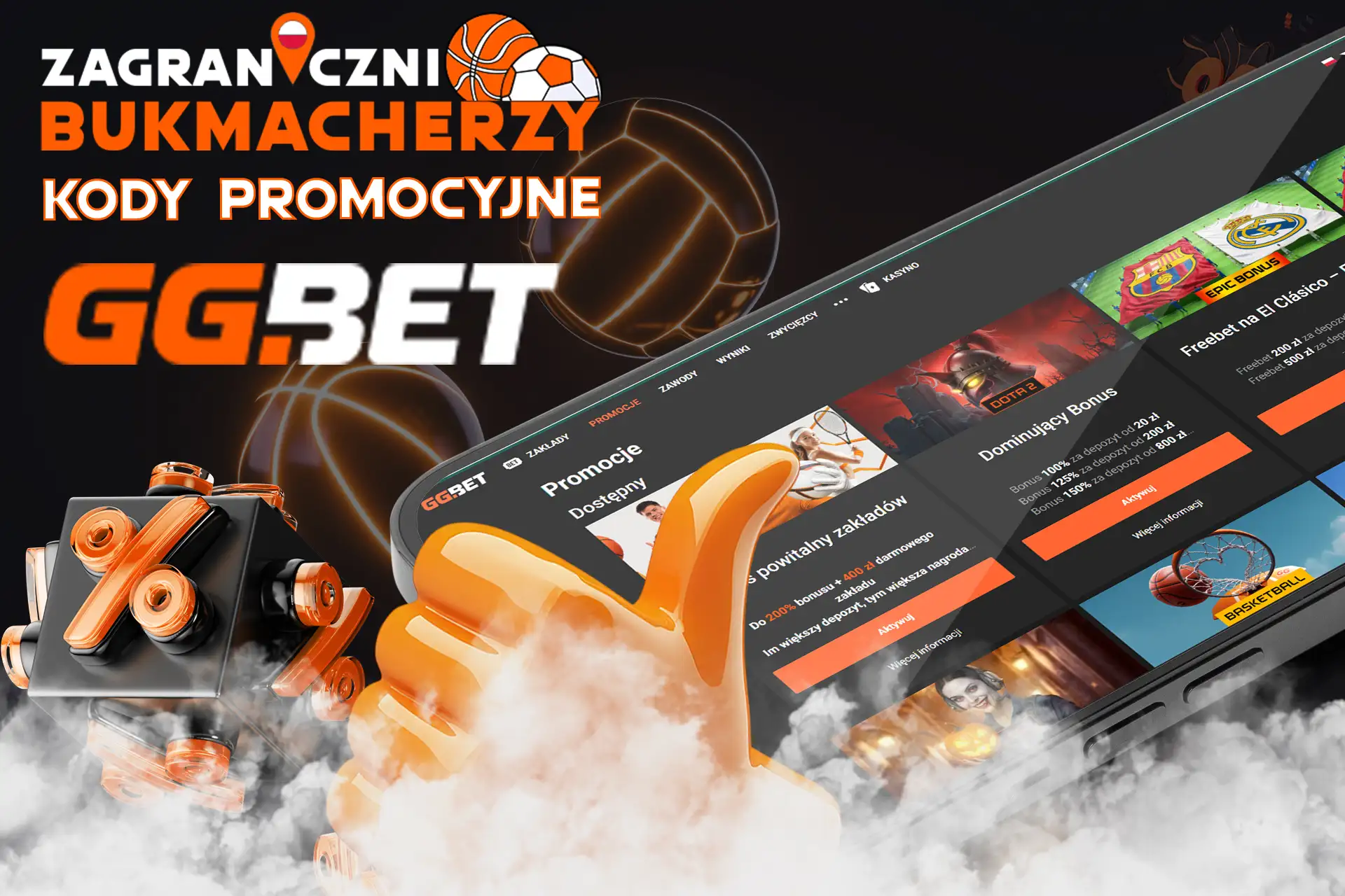 Sprawdź kod promocyjny bukmachera GGbet